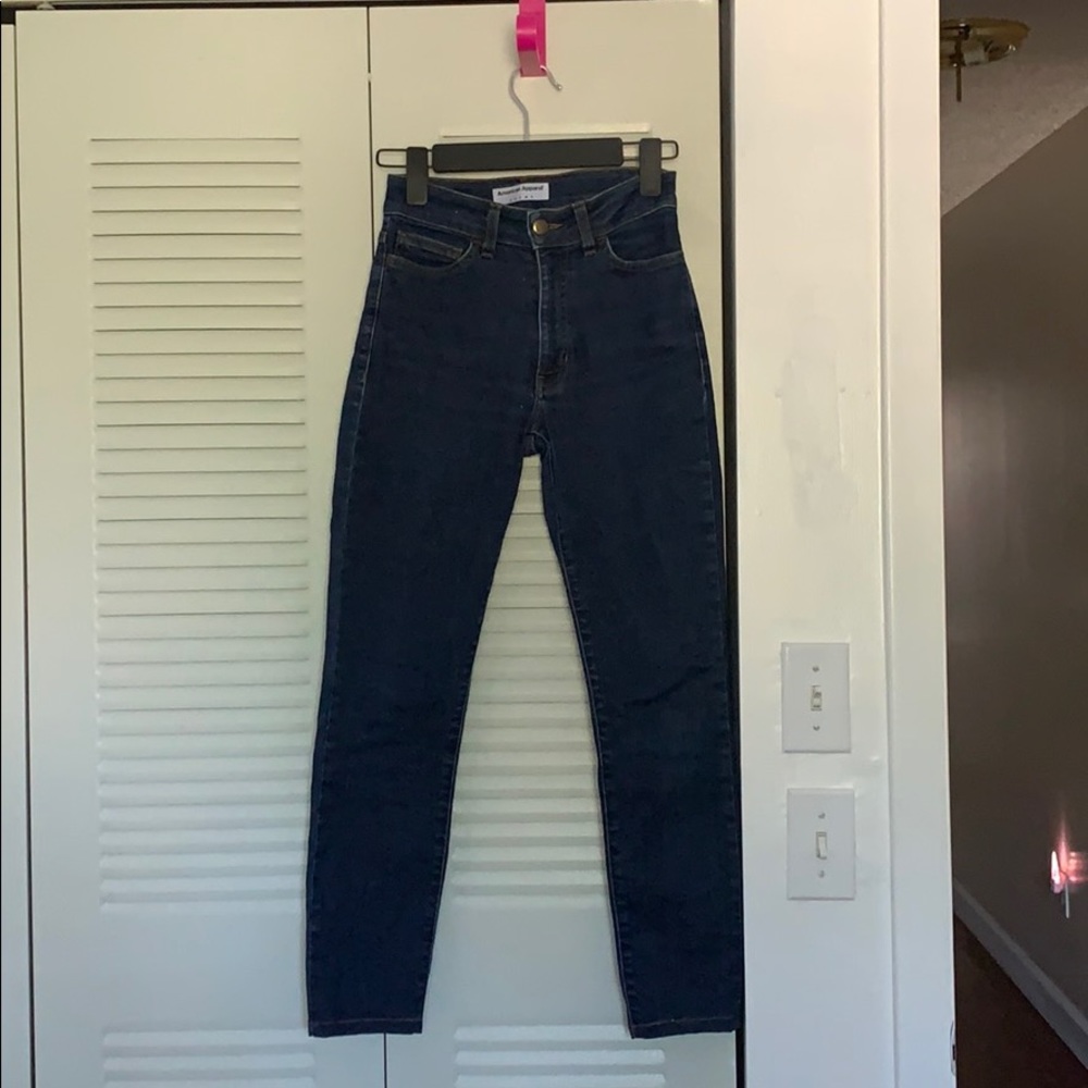 American Apparel Pencil Jean | Dark wash